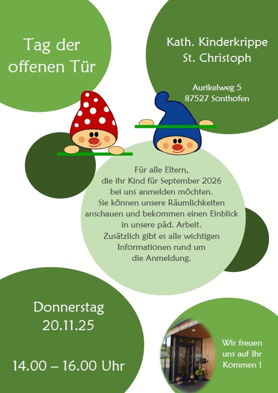 Kinderkrippe Sankt Christoph - Tag der offenen Tür